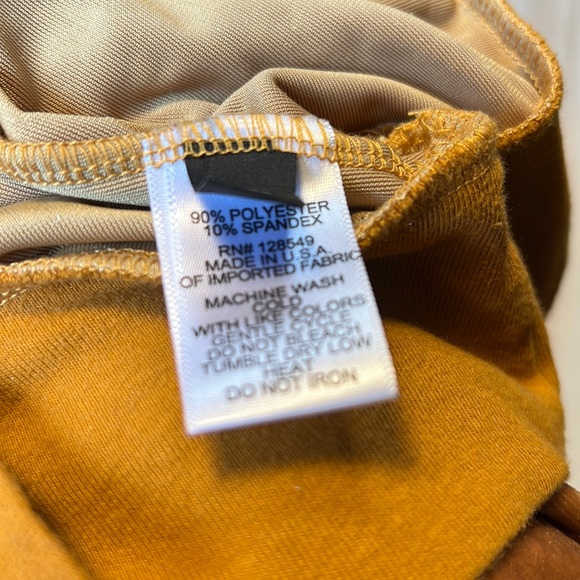 Aviator Nation Gold Velvet Sweatshirt with Red and Blue Stripes - Picture 6 of 9